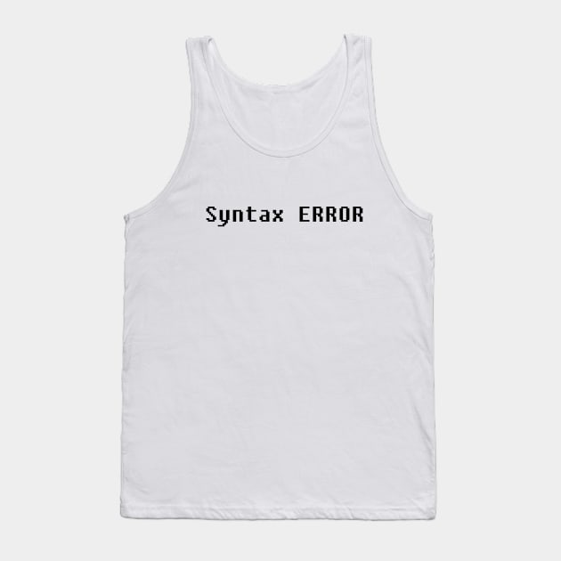 Syntax Error Tank Top by JuanaBe